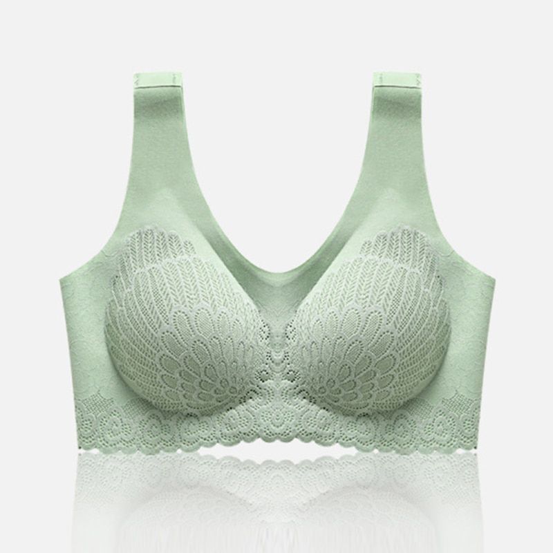 New Latex Seamless Bra Women Push Up Underwear Cooling Gathers  Pad Female  Fashion Soft Comfortable Bralette