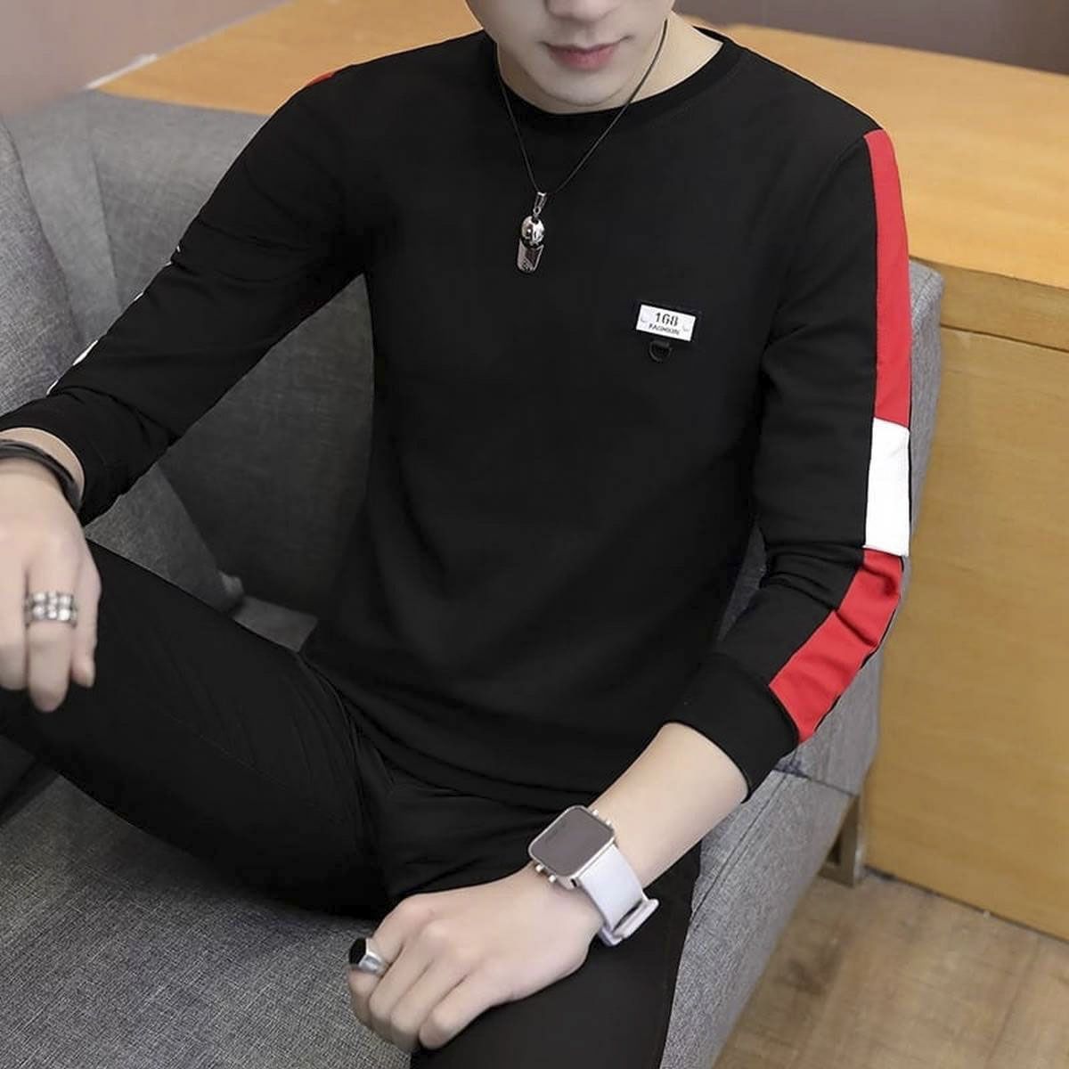 Cotton full sleeve T-Shirt For Men Update - Genji - T Shirt For Man - T Shirt For Man