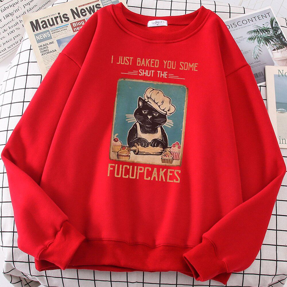 Funny Cartoon Cook  Printing Mens Sweatshirt Hoodies Casual Harajuku Streetwear Fashion Pullover Fitness Srtswear