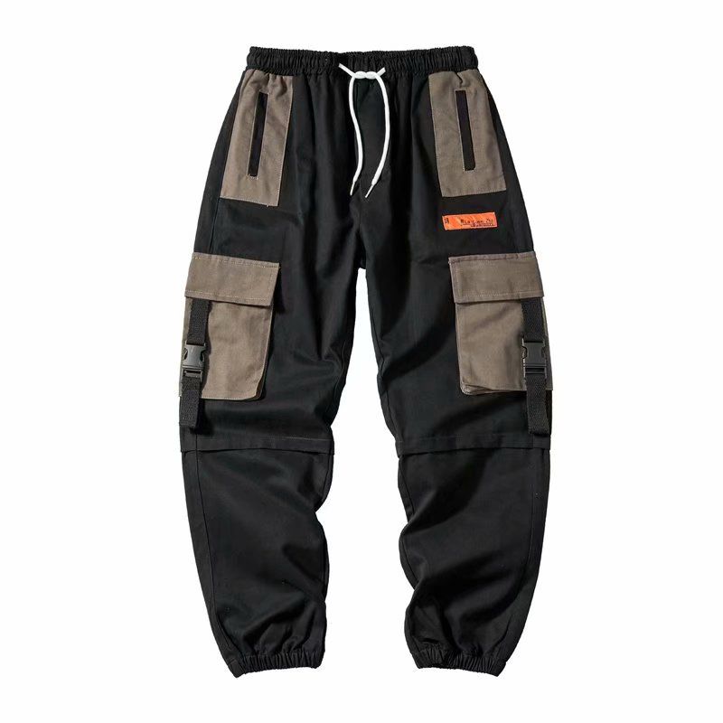 Fashion Streetwear Harajuku New Men's Cargo Pants Casual Mens Pants Hip-Hop Jogging Sports Pure Cotton Men's Long Trousers