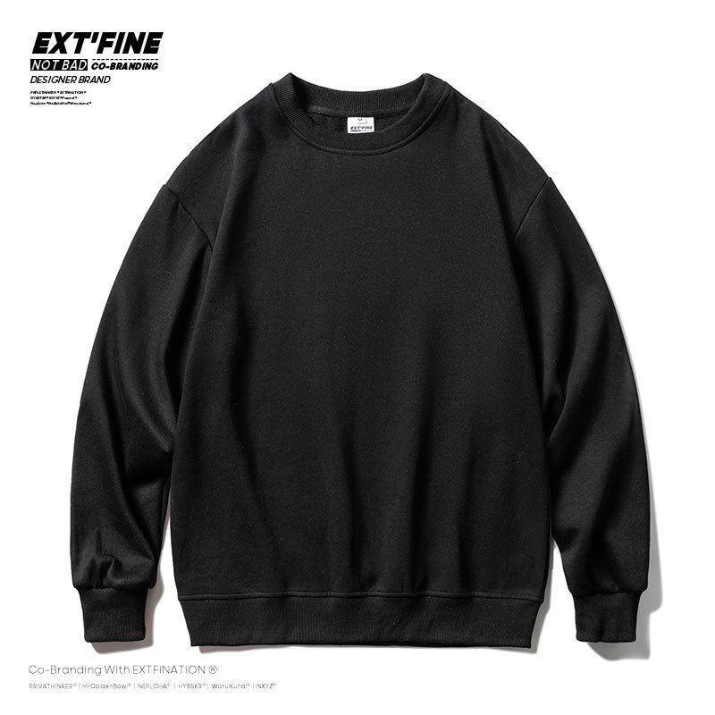 Privathinke Men Solid Color  Sweatshirts Male Oversized Hoodies Streetwear Thicken Hooded Sweatshirts Casual Loose Hoodies