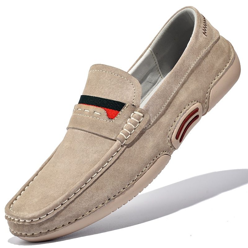 Men Loafers Shoes Leather Driving Shoes For mens suede shoes New designer Moccasins Shoes Suede Slip-on
