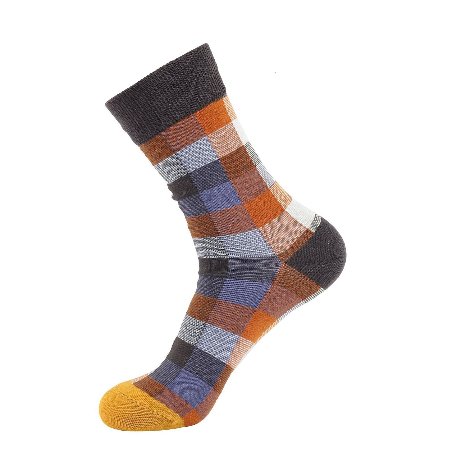 PEONFLY New 2019 Autumn Winter Women Socks Funny Colorful Geometry Printed Happy Socks Casual Skateboard Calcetines Mujer