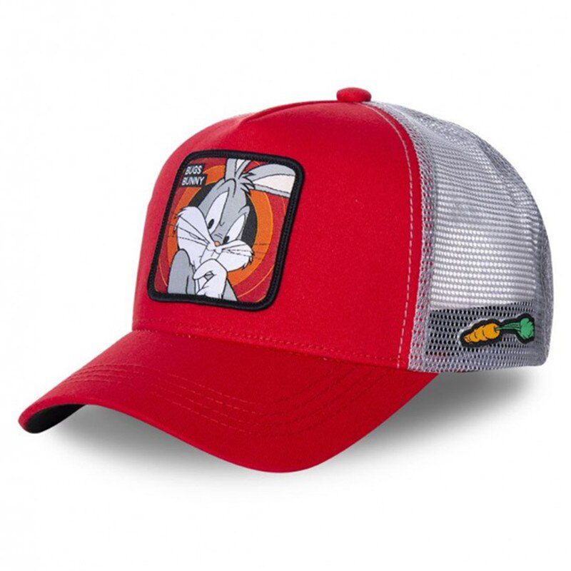 Anime Cartoon Snapback Cap ROAD Embroidered Cotton Baseball Cap Women Hip Hop Dad Hat Trucker Mesh Hat