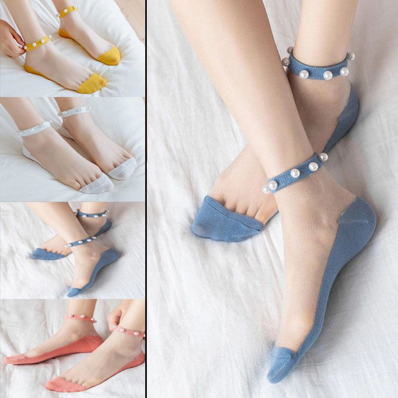 Casual Transparent  Woman Socks