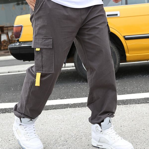 Thin section pants male plus size spring brand overalls loose large size sports pants men's trousers casual pants joggers men