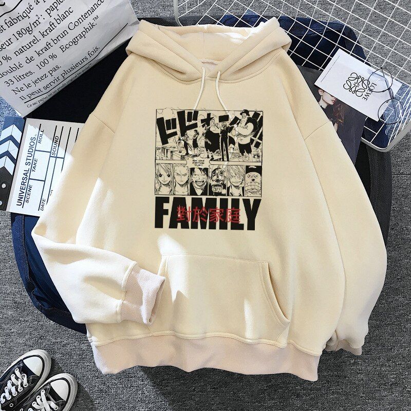 Cartoon Anime Winter Warm Manga Hoodies Men Uni Casual Streetwear Luffy Cool Zoro Sweatshirt Graphic  Hop Hoody Male