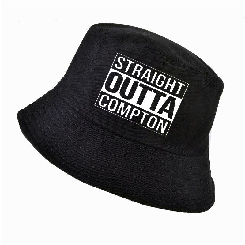 Straight Outta Compton NWA California Eazy E NWA Dr. Dre hip hop bucket hat Men women Cotton Summer panama fisherman