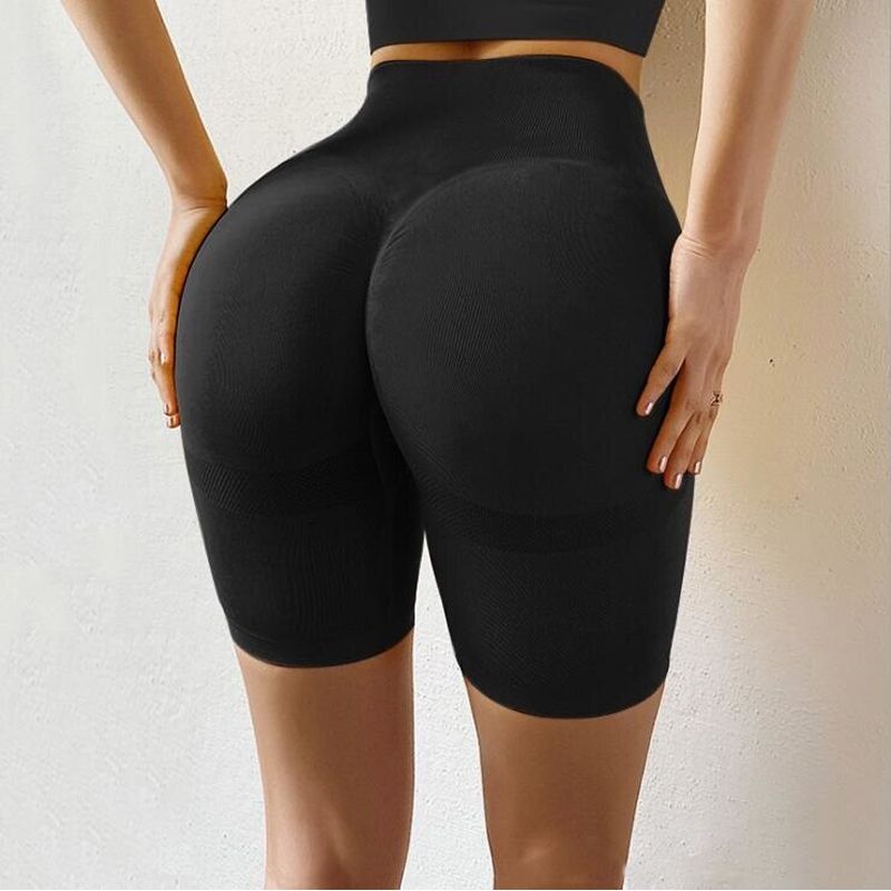 Hip Push Up Yoga Shorts Women Slim High Waist Gym Shorts Fitness Running Booty Shorts Tummy Control Workout Biker Shorts Mujer