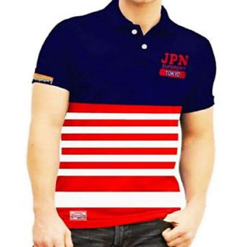 JPN Stylish Short Sleeve Cotton Polo T Shirt