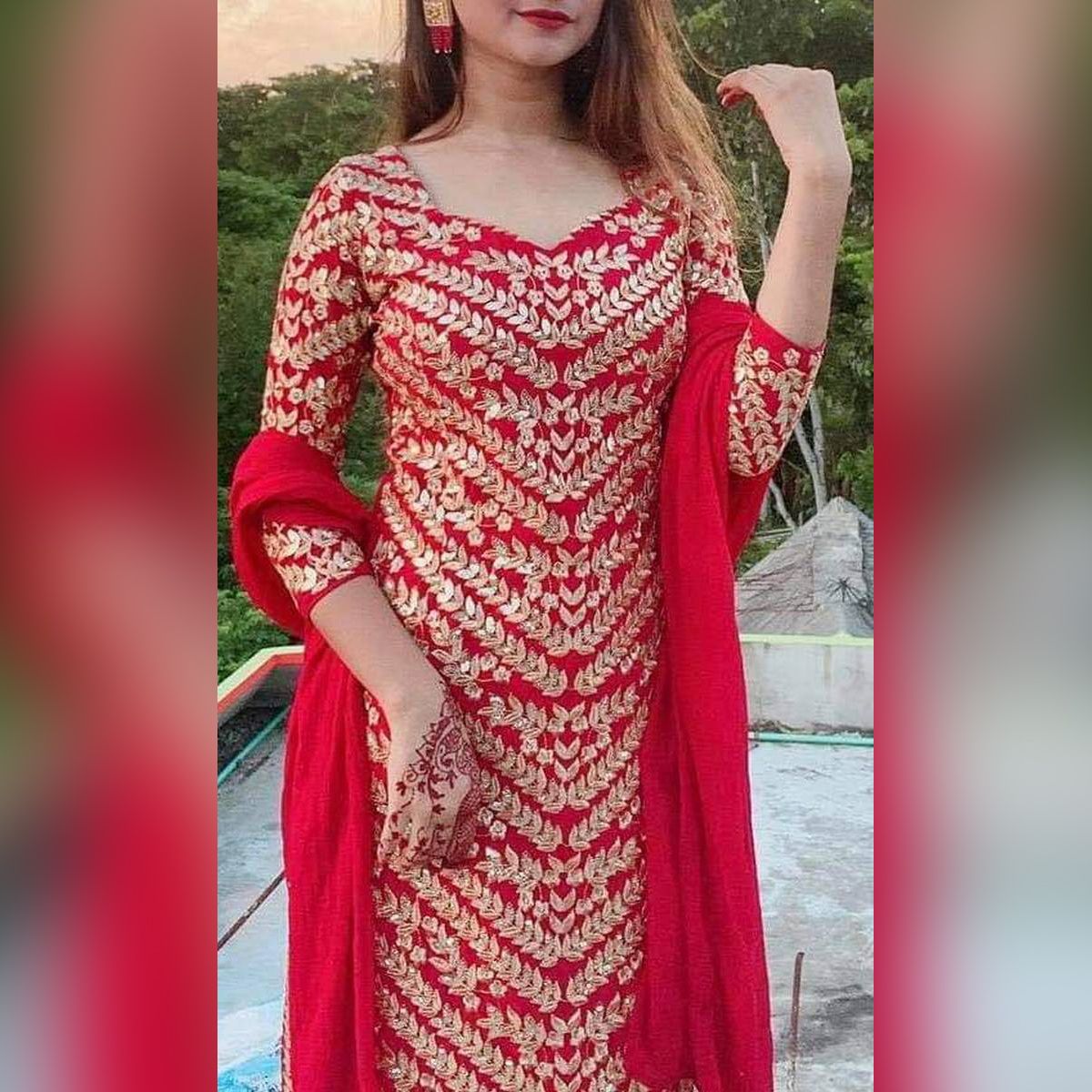 Indian Party Dress  For Women