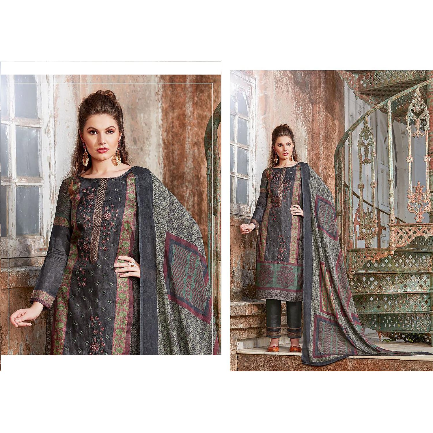 three piece / three piece for women / three piece for women Indian cotton / three piece for women new collection / three piece for women new collection Indian