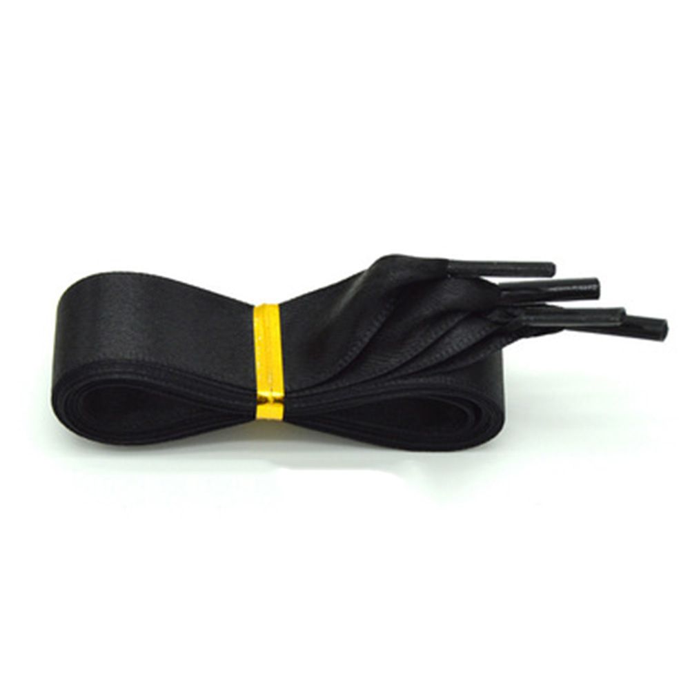 Shoe Satin Shoelaces Lace Bow Silk Smooth Ribbon 1pair Double-sided 2cm