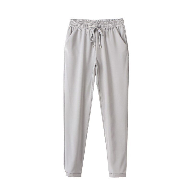 Spring women's trousers, harem pants, seven-color elastic waist women's trousers, lace-up casual women's pants, product