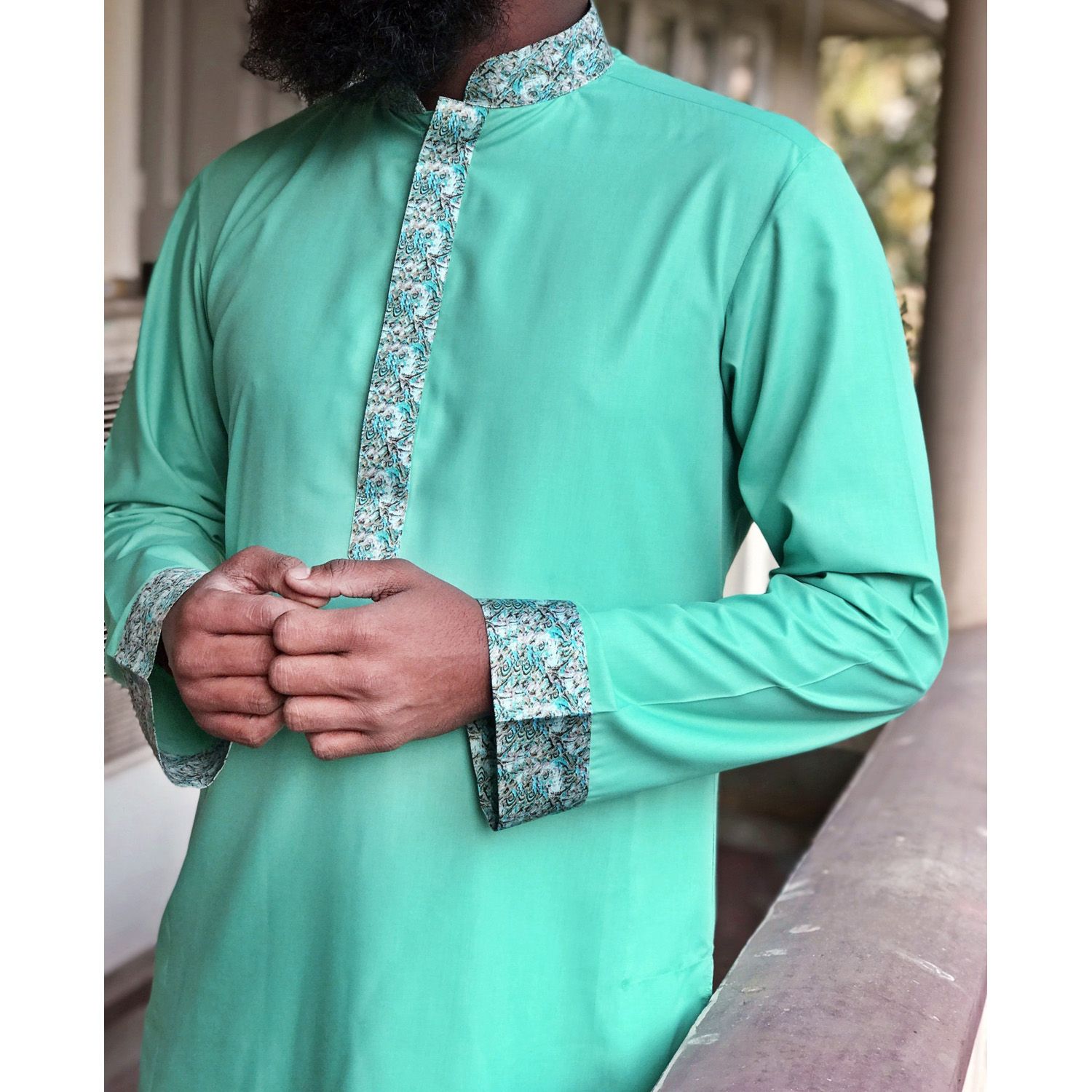Mint Color Stylish Premium Quality Panjabi for Men
