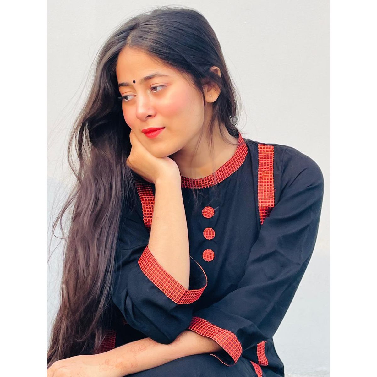 Exclusive Single Piece Kurti for Women Black Color