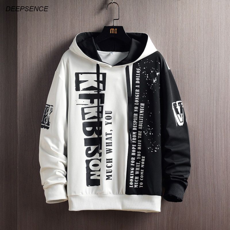 Men Sweatshirts Hoodie Men Tops Spring and Autumn Street Men Wear Japanese -Hop Casual Fashion Loose Hoodies Men