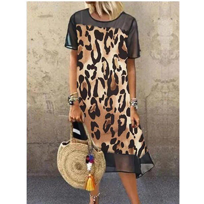 Women 2021 Loose Lace Patchwork Boho Vintage Ruffles Befree Printed Dress Large Big Summer Party Beach Dresses Plus Sizes