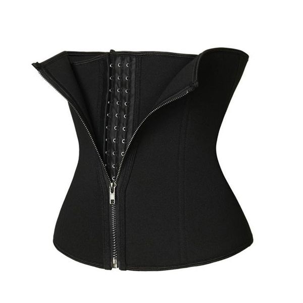 Women Waist Trainer  Zipper for Weight Loss Tummy Control Sport Corset Cincher Trimmer Girdle Body Shapewear