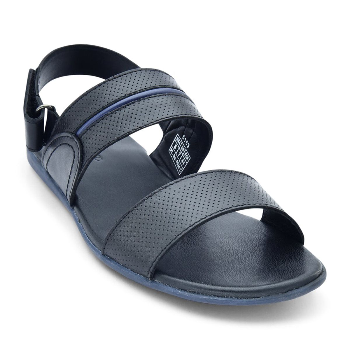 Bata Black Sandal for Men
