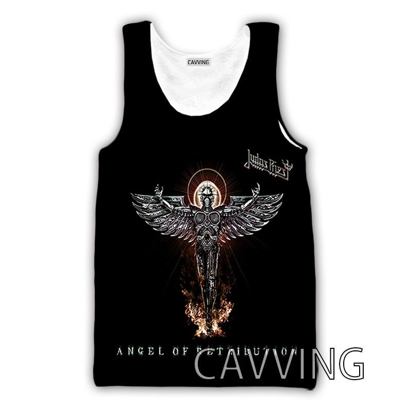 3D Printed  Judas Priest  Rock  Band TaTops Harajuku  Vest  Summer Undershirt Shirts Streetwear for Men/women