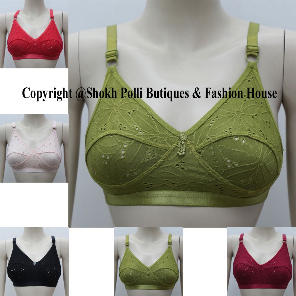 Full Chicken // Slim-fit Stretchable Comfortable Bra Random Color