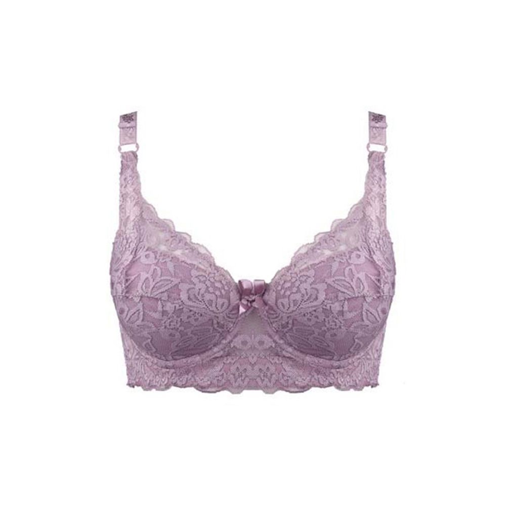 Hot Full cup thin underwear small bra plus size wireless adjustable lace Women's bra  cover B C D cup Large size Lace Bras