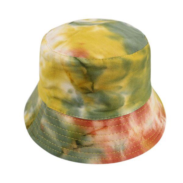 FOXMOTHER Multicolor Graffiti Tie Dye Bucket hats Hip Hop outdoor sports Summer Fishing Gorros boonie Man Women