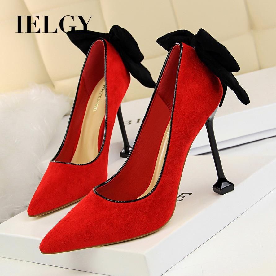 Women Fashion Thin Thick Thick Heeled High Heel Shallow Mouth High Heels Women(null)