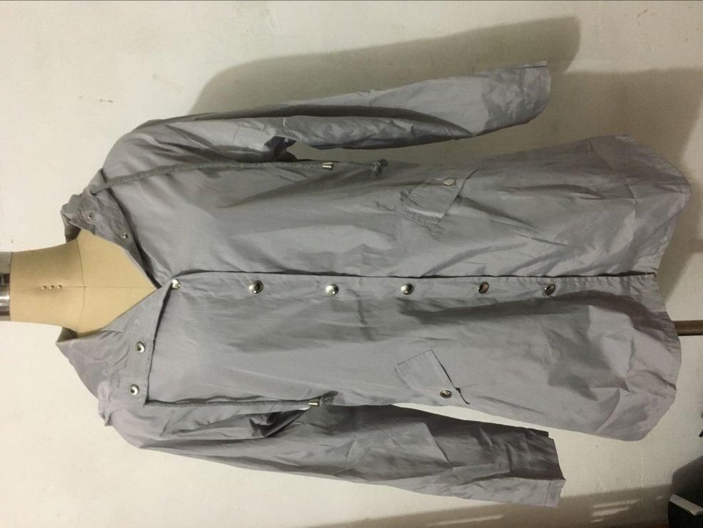 HA Long A-type casual raincoat Waterproof  Hooded Lightweight Rain Jacket