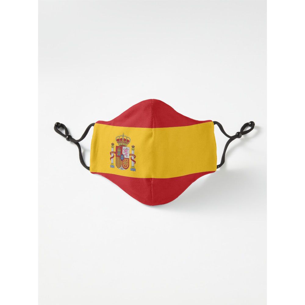 Spain Football Club FIFA Team Six Layer Face_Mask Tiktok_Mask For Men And Women Gaming_Mask With Adjustable Ear Loop And Digital Print Face_Mask Graphics Print Anime_Mask Naruto Face_Mask For Men And Women