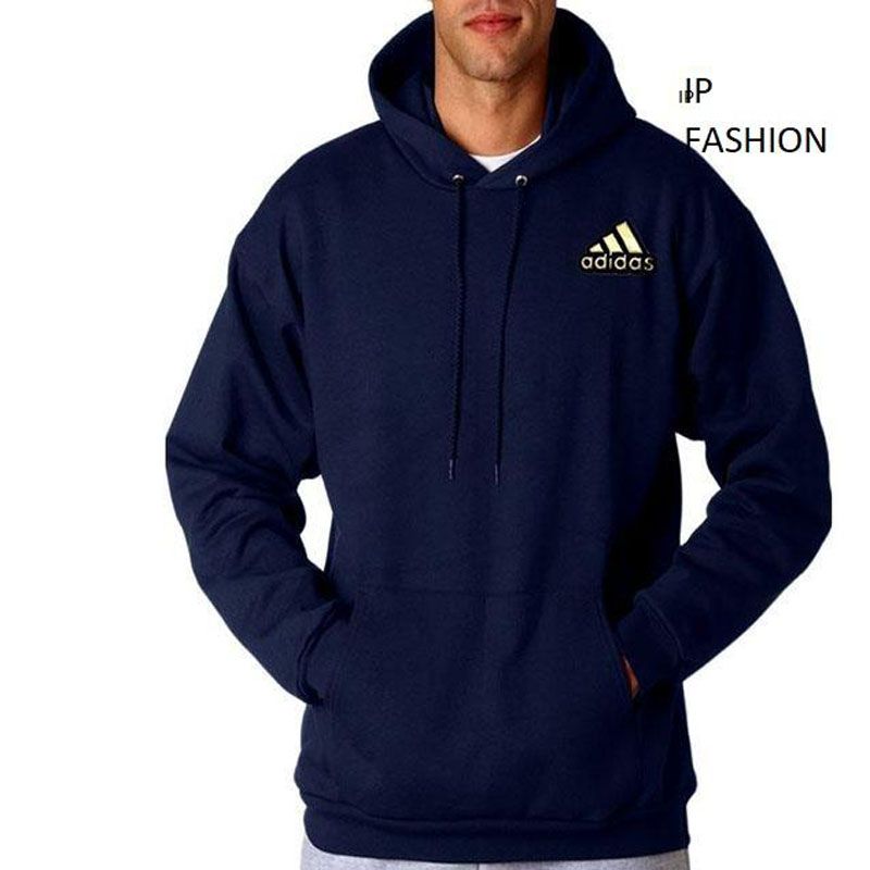 Stylish Navy Blue Cotton Long Sleeve Hoodie By mamun t shirt collection