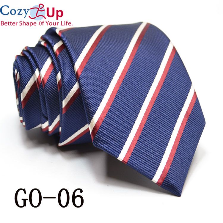 Cozy Up 	145*8cm Men Tie Classic Handmade Striped Plaid Narrow Collar Slim Casual Formal Dress Business Groom