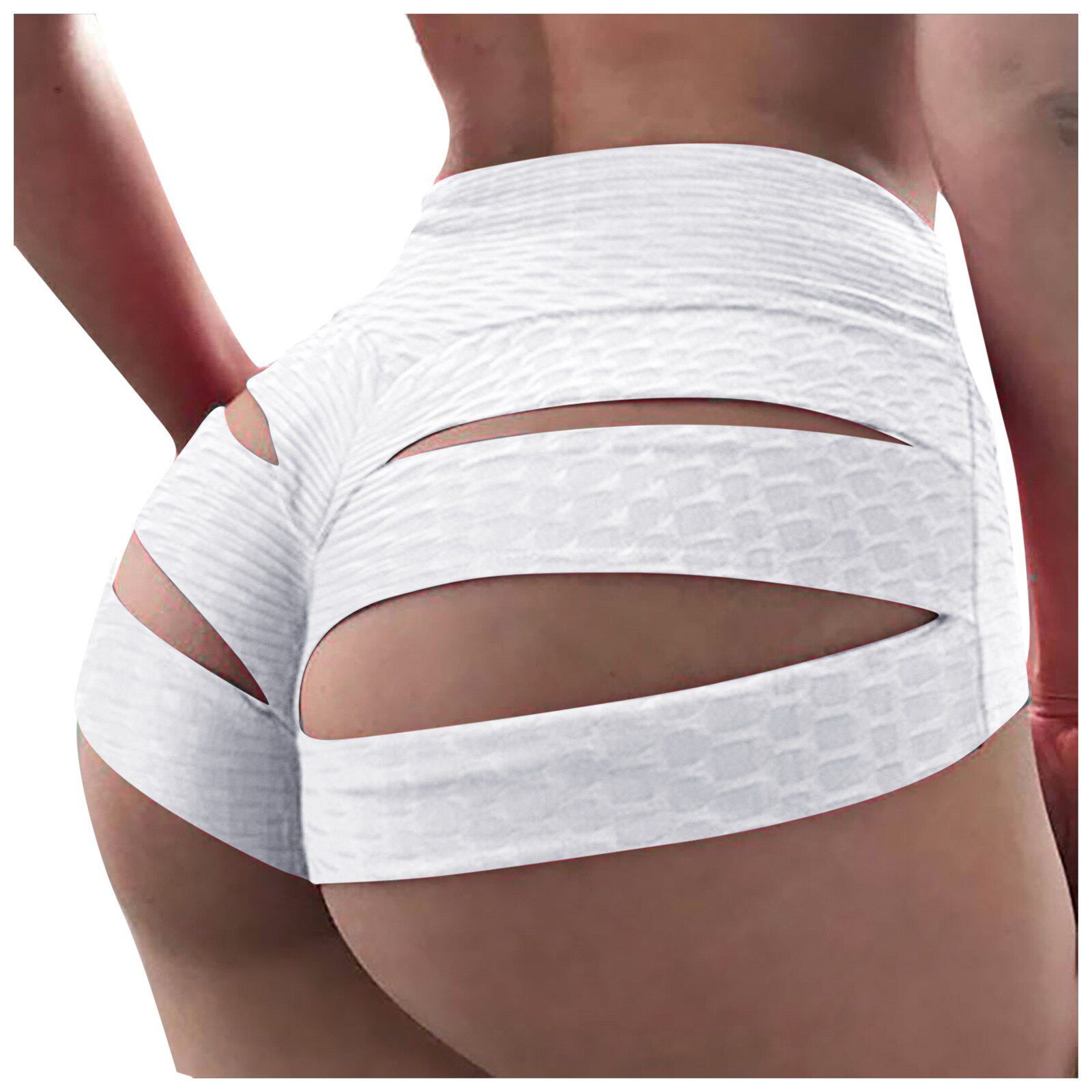 Seamless High Waist Yoga Shorts Women Workout Fitness Leggings Push Up Biker Gym Sports Shorts Solid Color Bandage Sweatpants