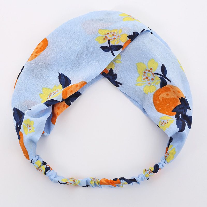 Ornament Headwear Fashion Girls Hairbands Women Printing Headband Colors