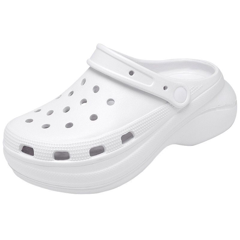 Summer Women Slippers Garden Shoes Wedges Beach Sandals Heels Girls Flip Flops Platform Chain Clogs for Women Shoe