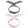 2Pcs Women Fashion Polka Dot Stripes Plaid Hair Hoop Headba Headwear Hairband