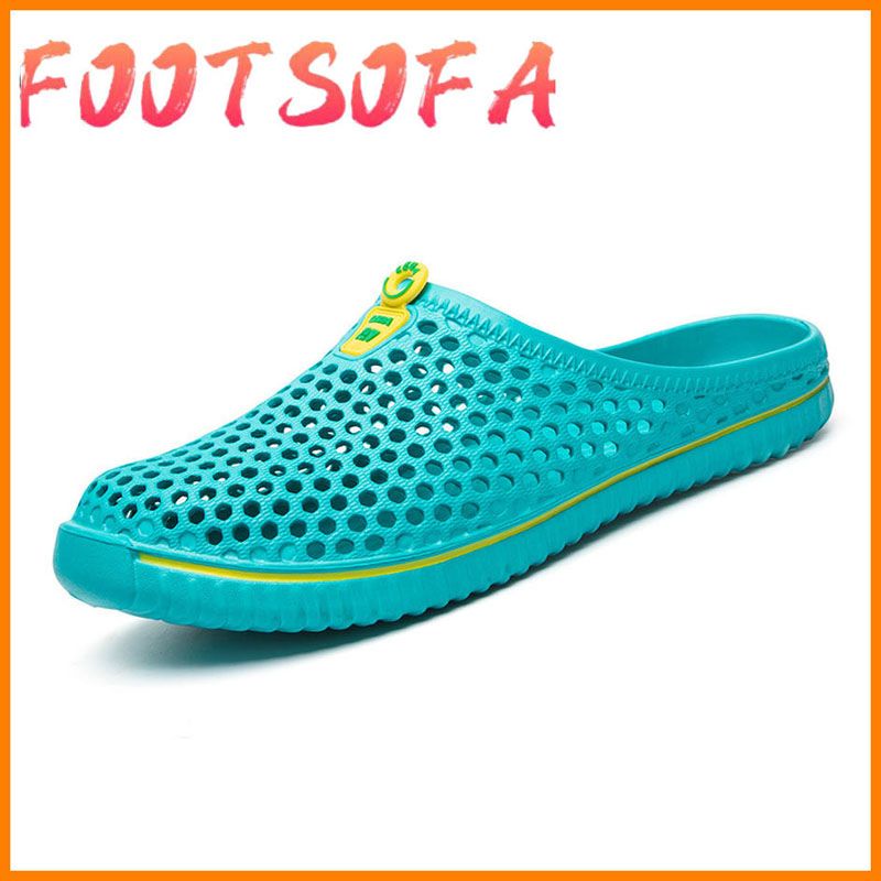 Men Shoes Unisex Summer Hollow Slippers Fashion Outdoor Casual Couple Beach Sandal Flip Flops Shoes Beach Slippers