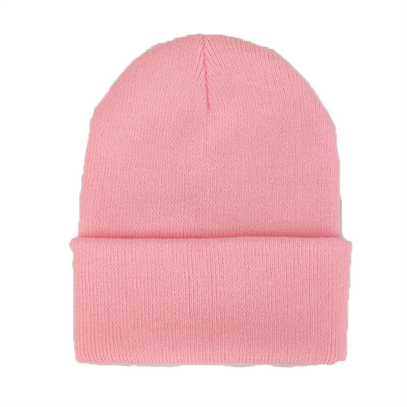 DIY Personality Design Custom LOGO Autumn Winter Solid Color Knit Hats Skullies Beanies For Team Brand Customize Caps