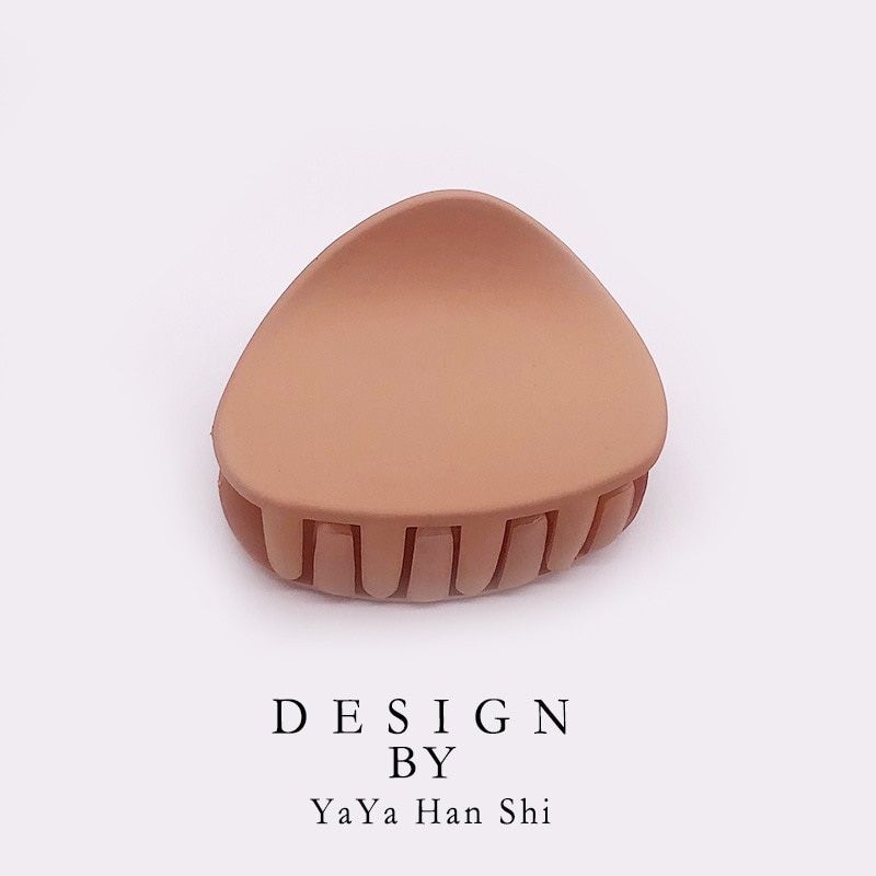 1PC 2020 Korean Fashion Design Women Hair Claw Solid Color Hair Crab Retro Square Scrub Hair Clips Small Size Hair Accessories