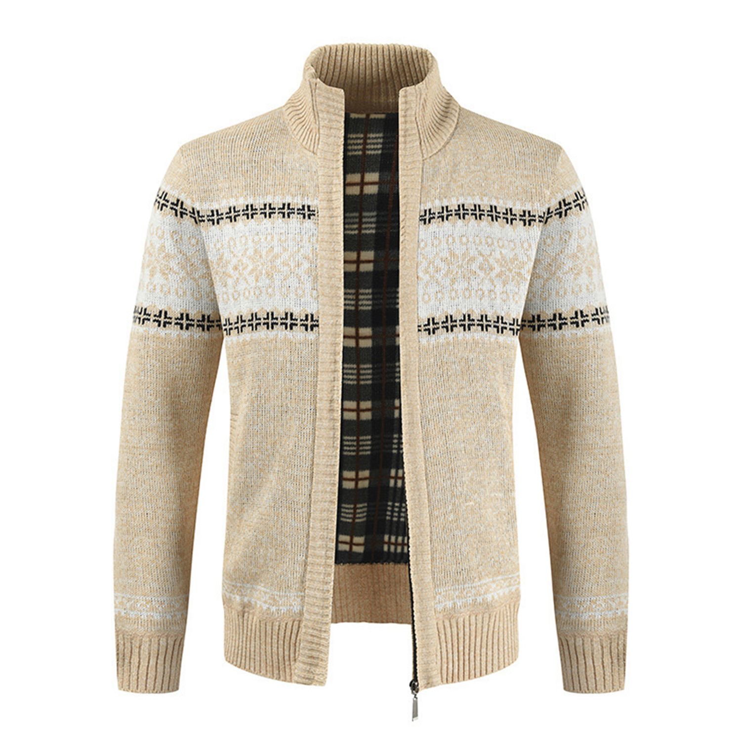 Men Sweater Coat Vintage Wear Resistant Autumn Sweater Coat