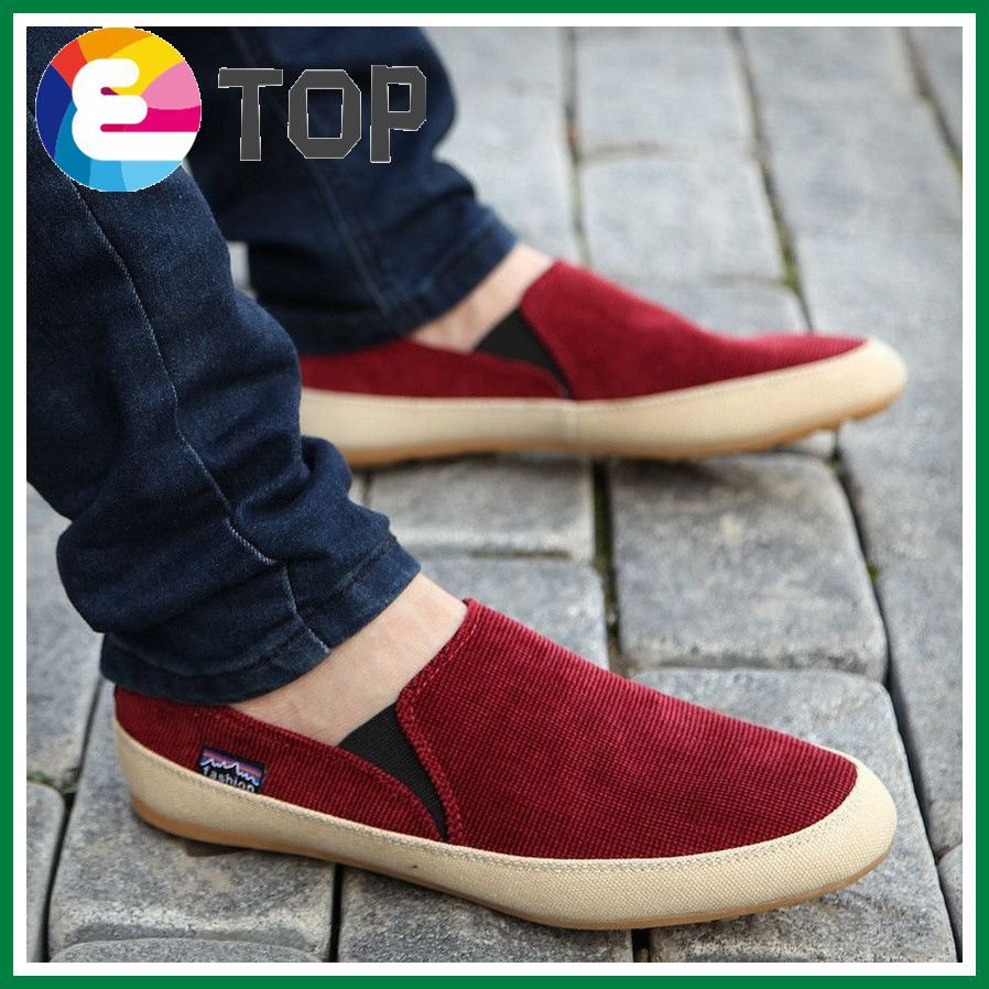 New Canvas Casual Shoes Lace Slip On Loafer Shoes Moccasins Driving Sneaker Shoes Soft Sole Flat Shoes