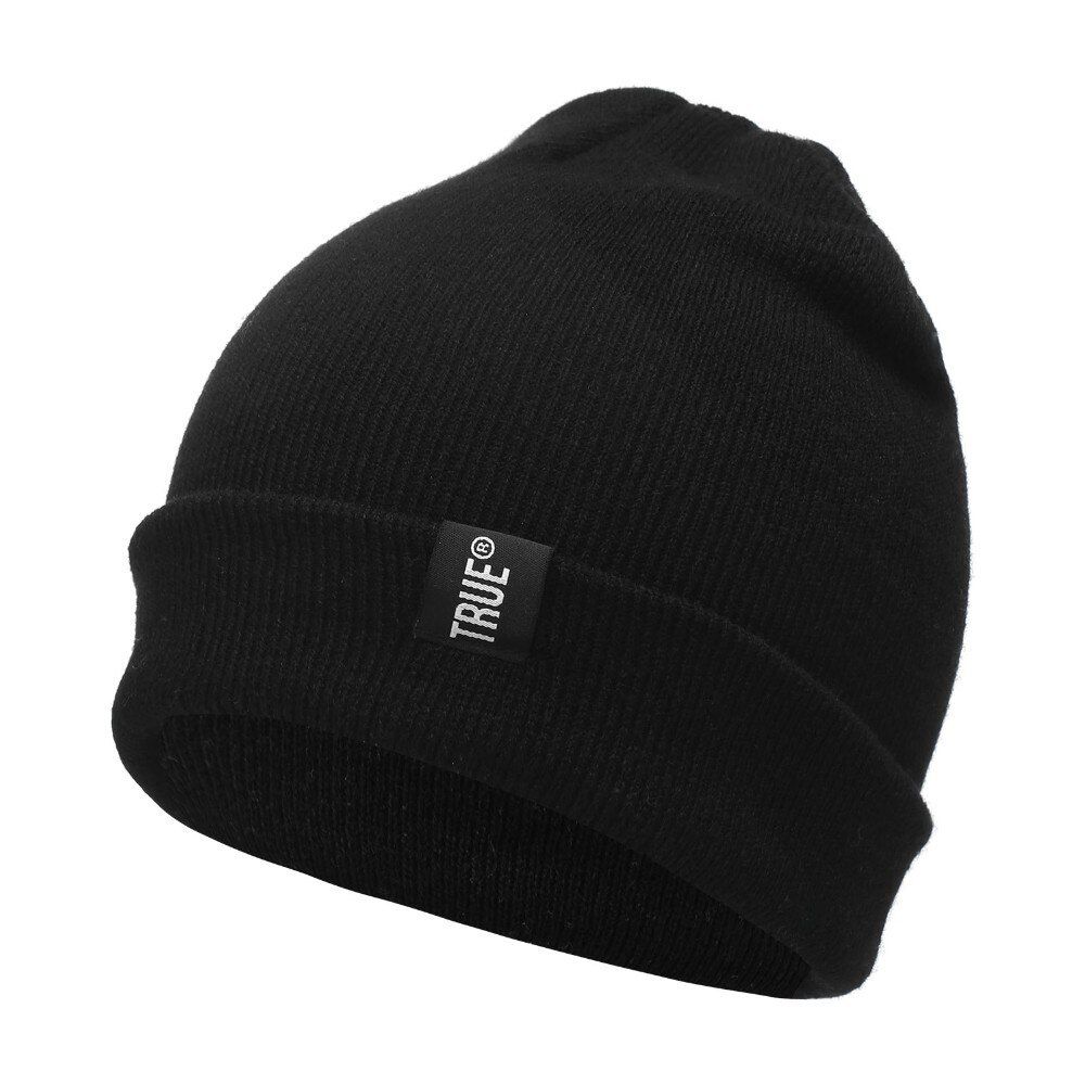 PCS True Beanies For Men Women Fashion Knitted Winter Hat Solid Color Hip-hop Skullies Bonnet Unisex Cap Gorros