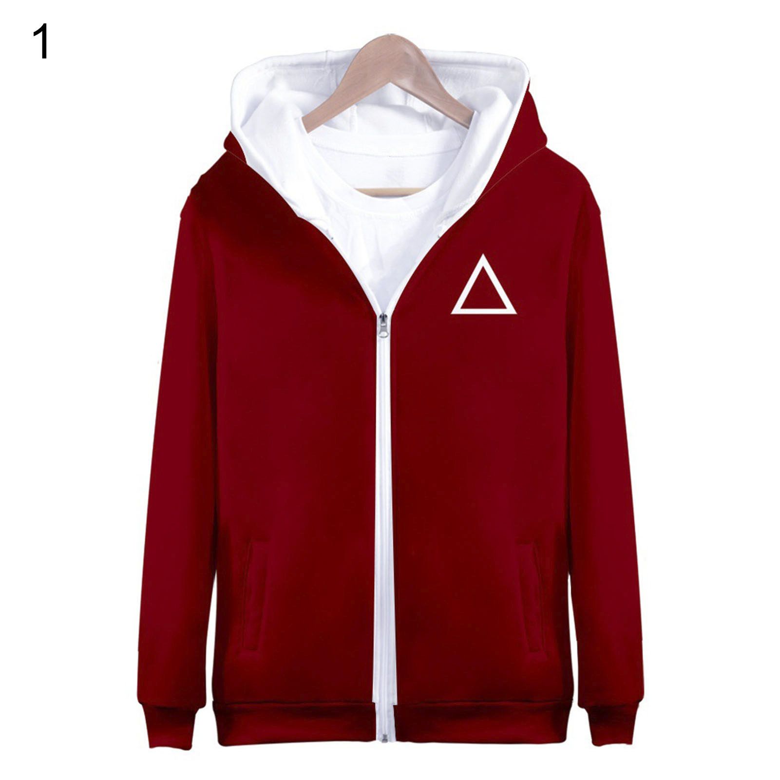 Squid Game Sweatshirt Washable Winter Teen Unisex Tops Coat