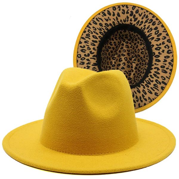 Rose red fedora hat new leopard print hat European and American men's and women's hat fedora jazz winter hat шапка женская