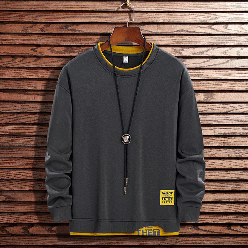 Fashion Brand  Hop Men Hoodies Autumn Mens Sweatshirts Casual Solid Pullover Street Wear Clothing Mens Harajuku Tops