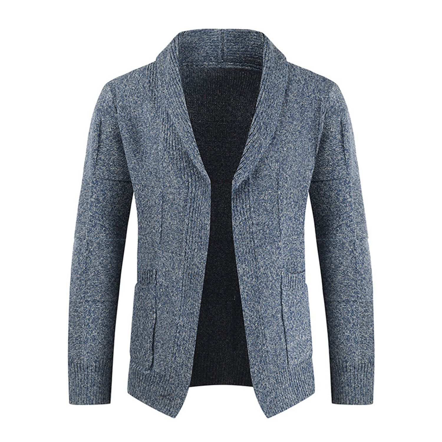 Winter Sweater Coat Solid Color Business Winter Sweater Coat