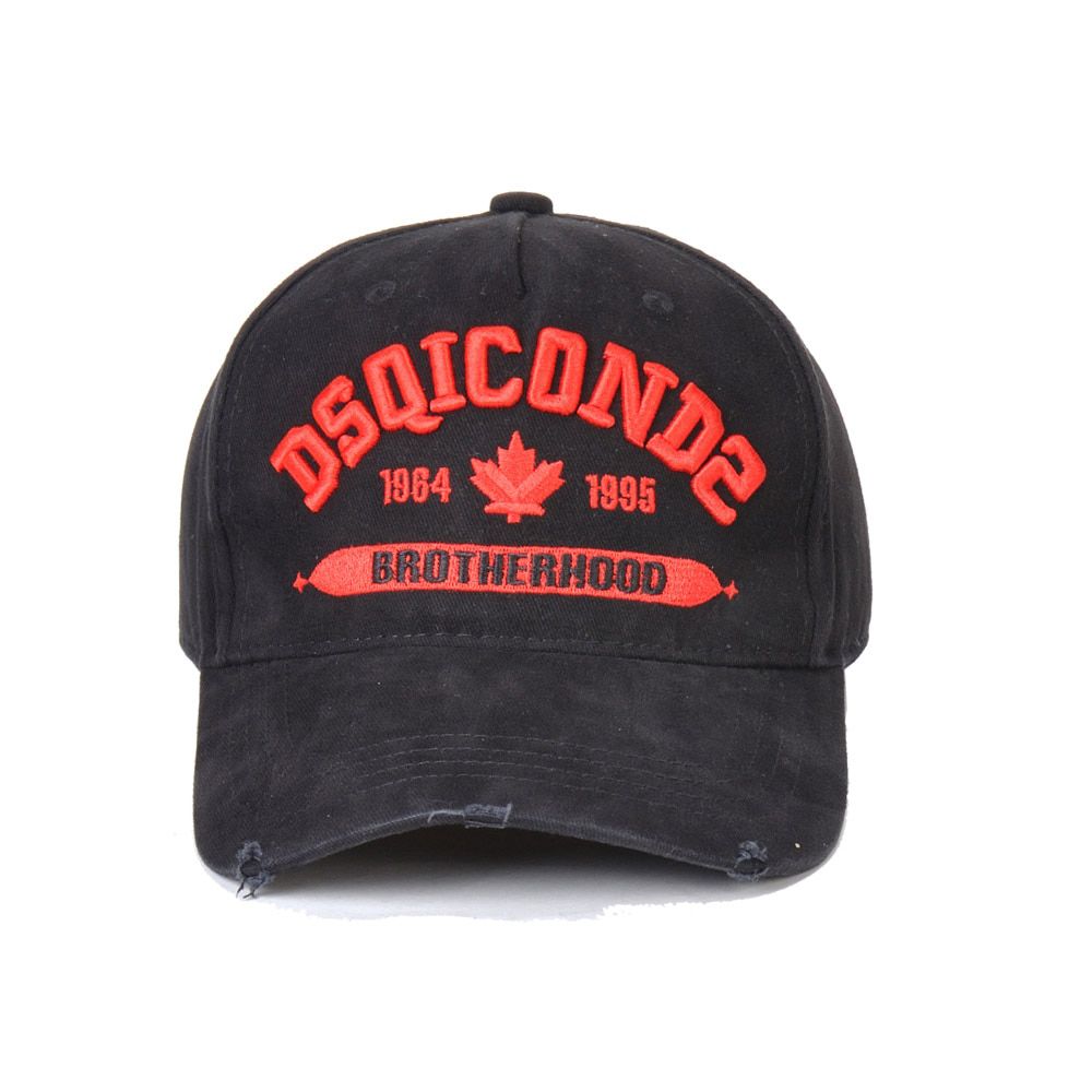 DSQICOND2 Brand 2019 Baseball Cap Men Women Hat Black DSQ2 letters Casual Cap Hip Hop Cap Snapback Caps Dad Hat