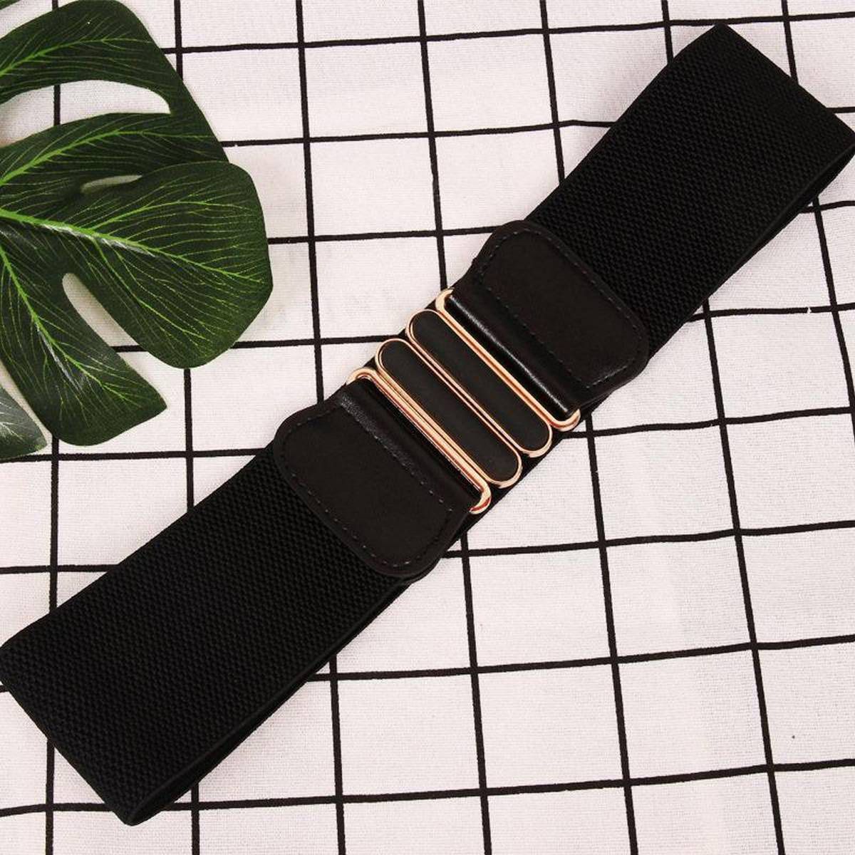 elastic decorative wide waist seal with down jacket Waistband Belts