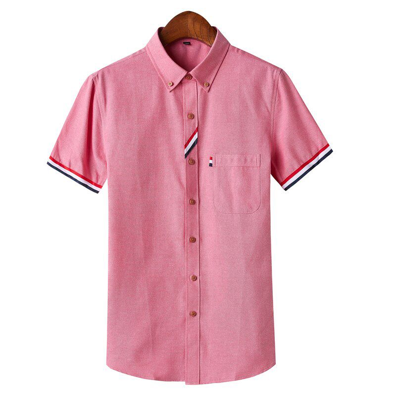 Men Shirt Spring Autumn Casual Short Sleeve Shirt Soft Comfort Slim Fit Styles Shirt Men Dress Shirts Comfortable Clothing
